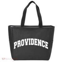 Varsity College Style Providence Rhode Island Tote Bag thumb 0
