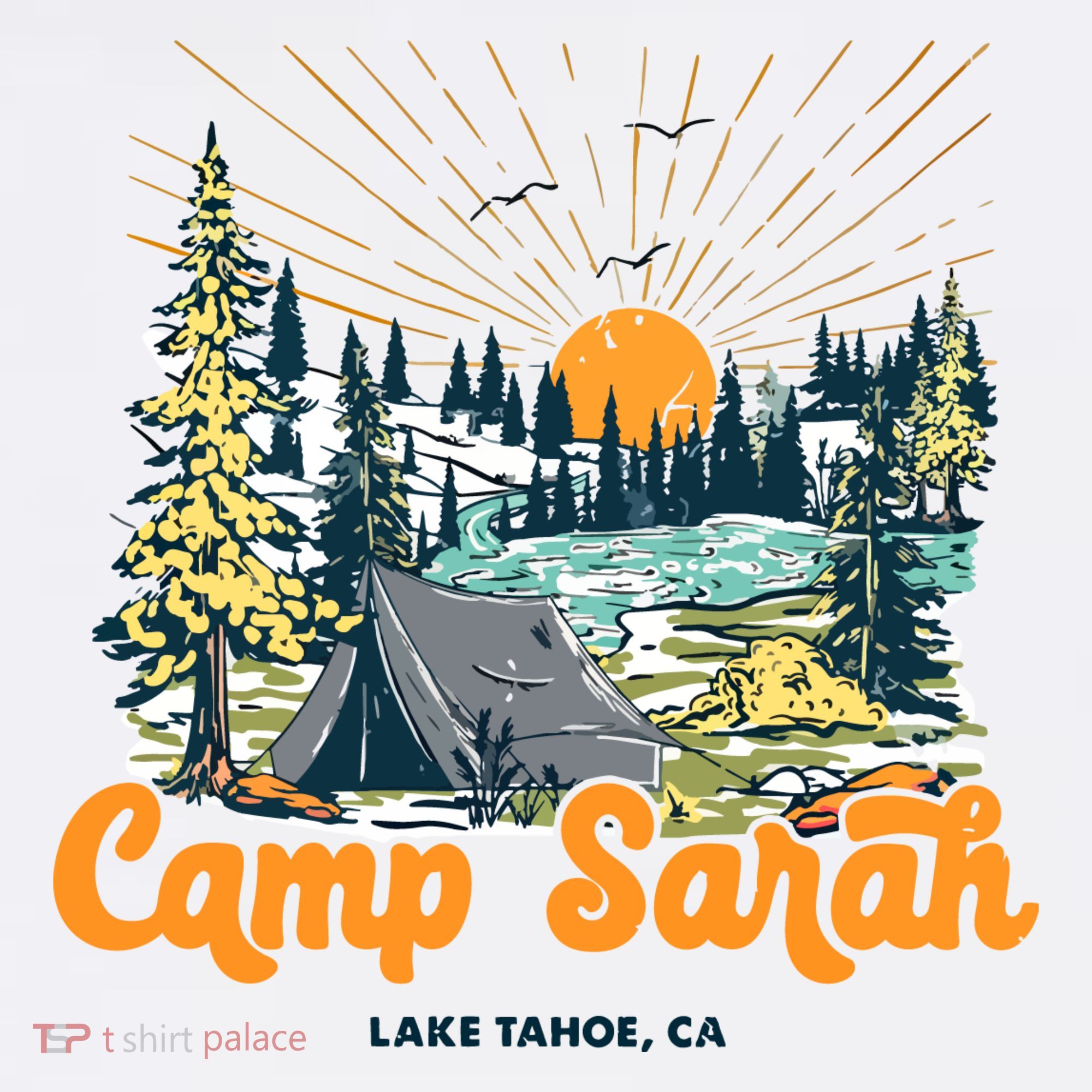 Vintage Camp Sarah Lake Tahoe T-Shirt