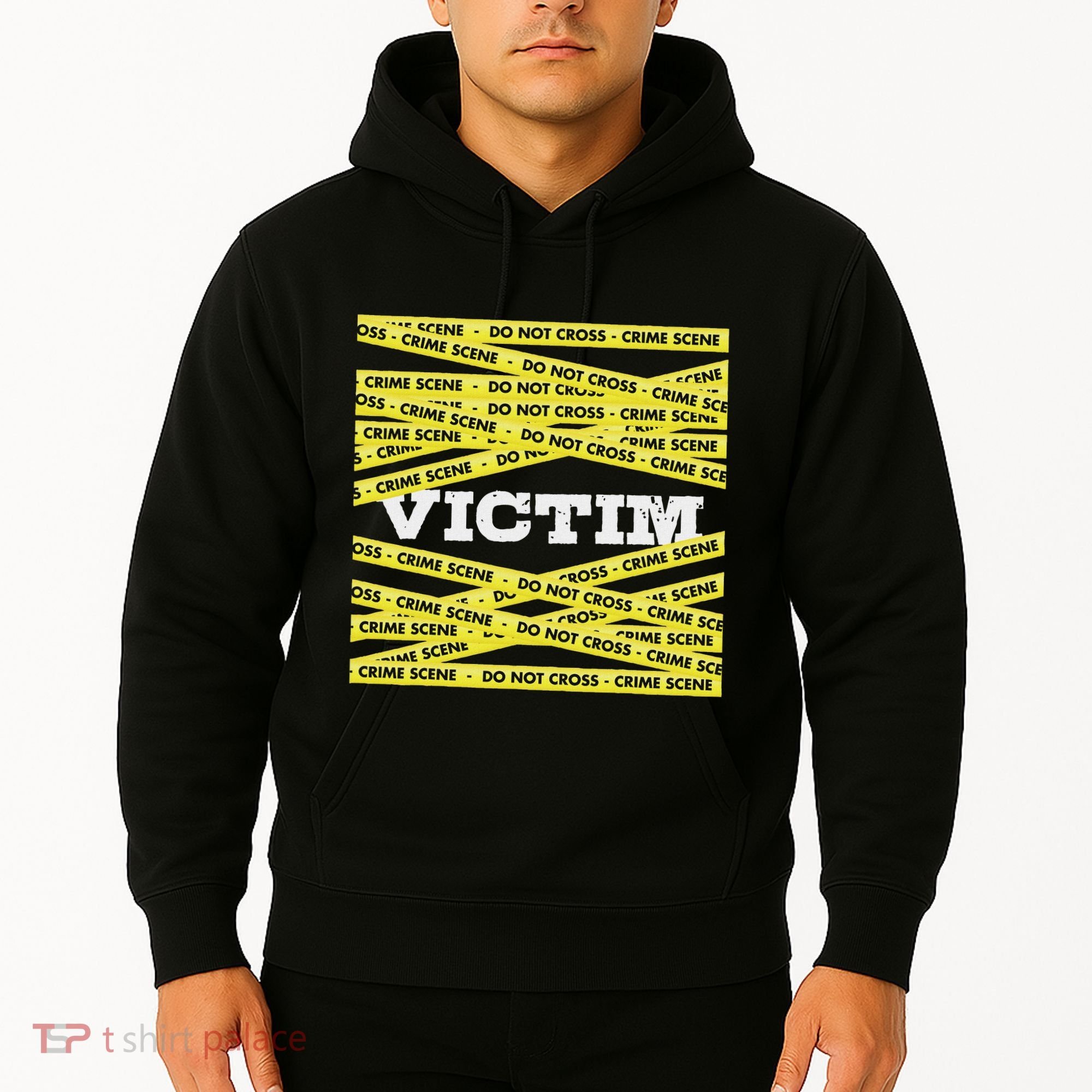 Victim Crime Scene Do No Cross True Crime Costume Hoodie