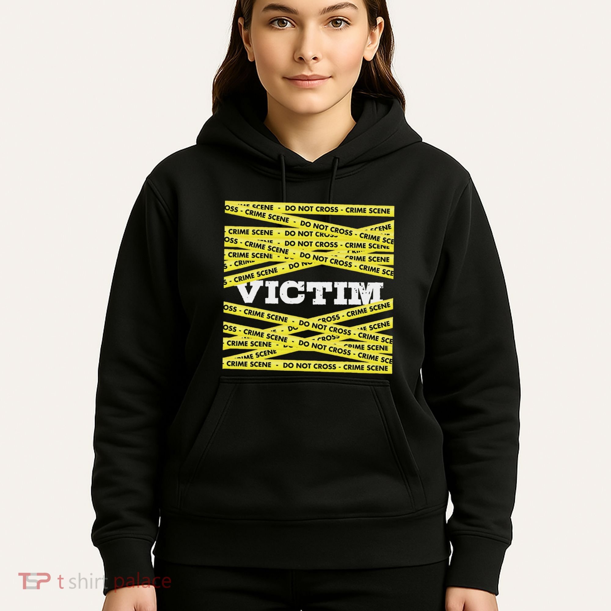 Victim Crime Scene Do No Cross True Crime Costume Hoodie