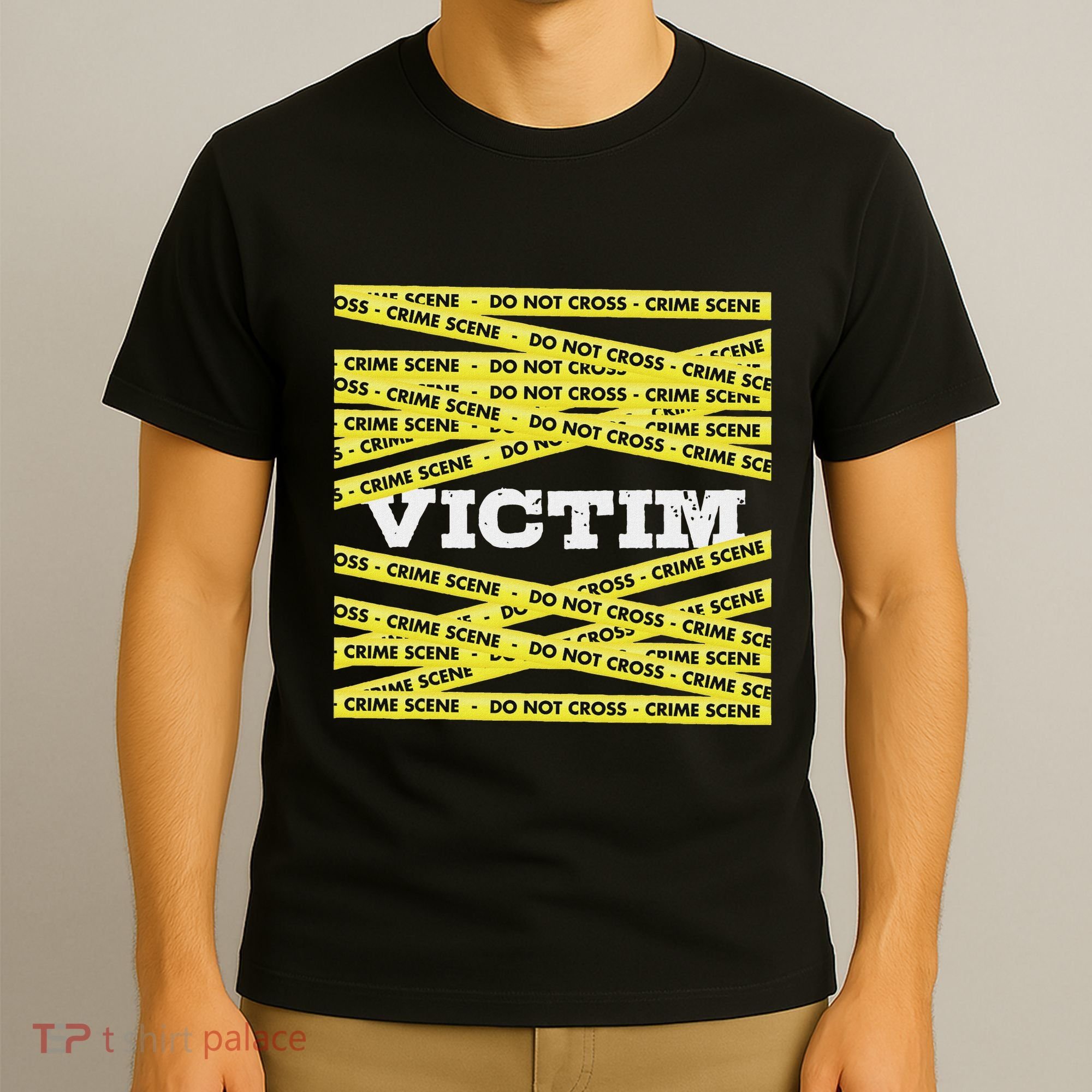 Victim Crime Scene Do No Cross True Crime Costume T-Shirt