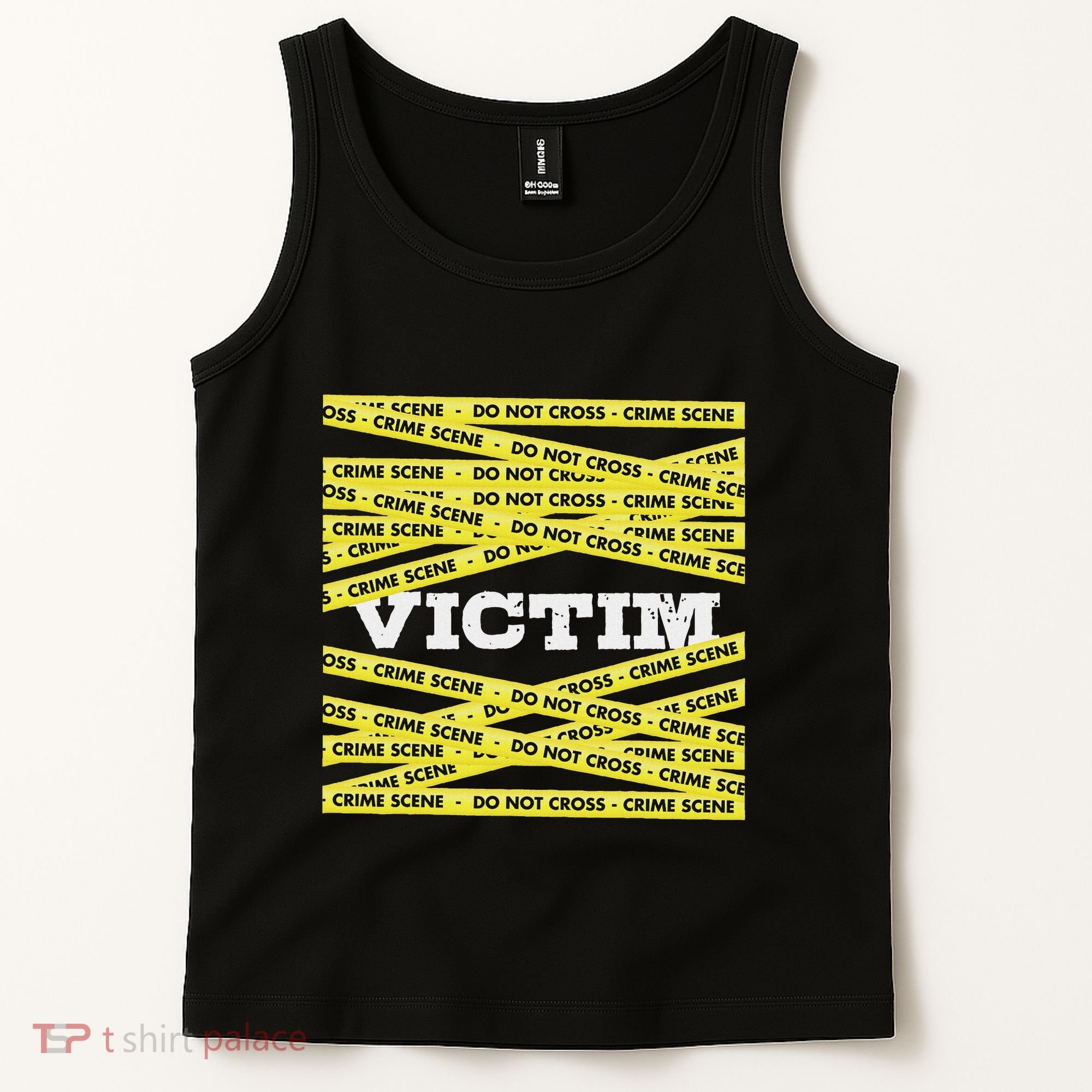 Victim Crime Scene Do No Cross True Crime Costume Tank Top