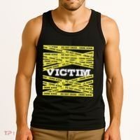 Victim Crime Scene Do No Cross True Crime Costume Tank Top thumb 3