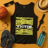 Victim Crime Scene Do No Cross True Crime Costume Tank Top thumb 4