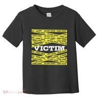 Victim Crime Scene Do No Cross True Crime Costume Toddler T-Shirt thumb 0