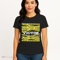 Victim Crime Scene Do No Cross True Crime Costume Women's T-Shirt thumb 4