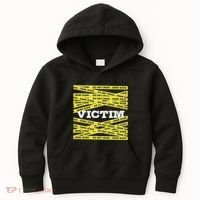 Victim Crime Scene Do No Cross True Crime Costume Kids Hoodie thumb 0