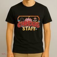 Vintage Circus Themed Birthday Party Event Circus Staff T-Shirt thumb 3