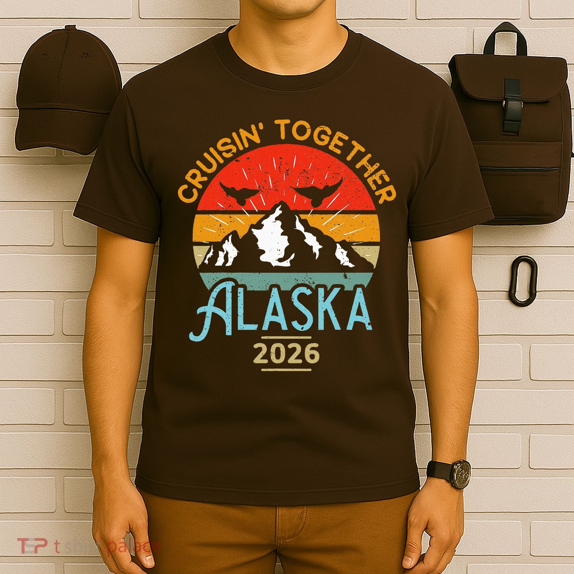 Vintage Cruisin Together Alaska 2026 T-Shirt