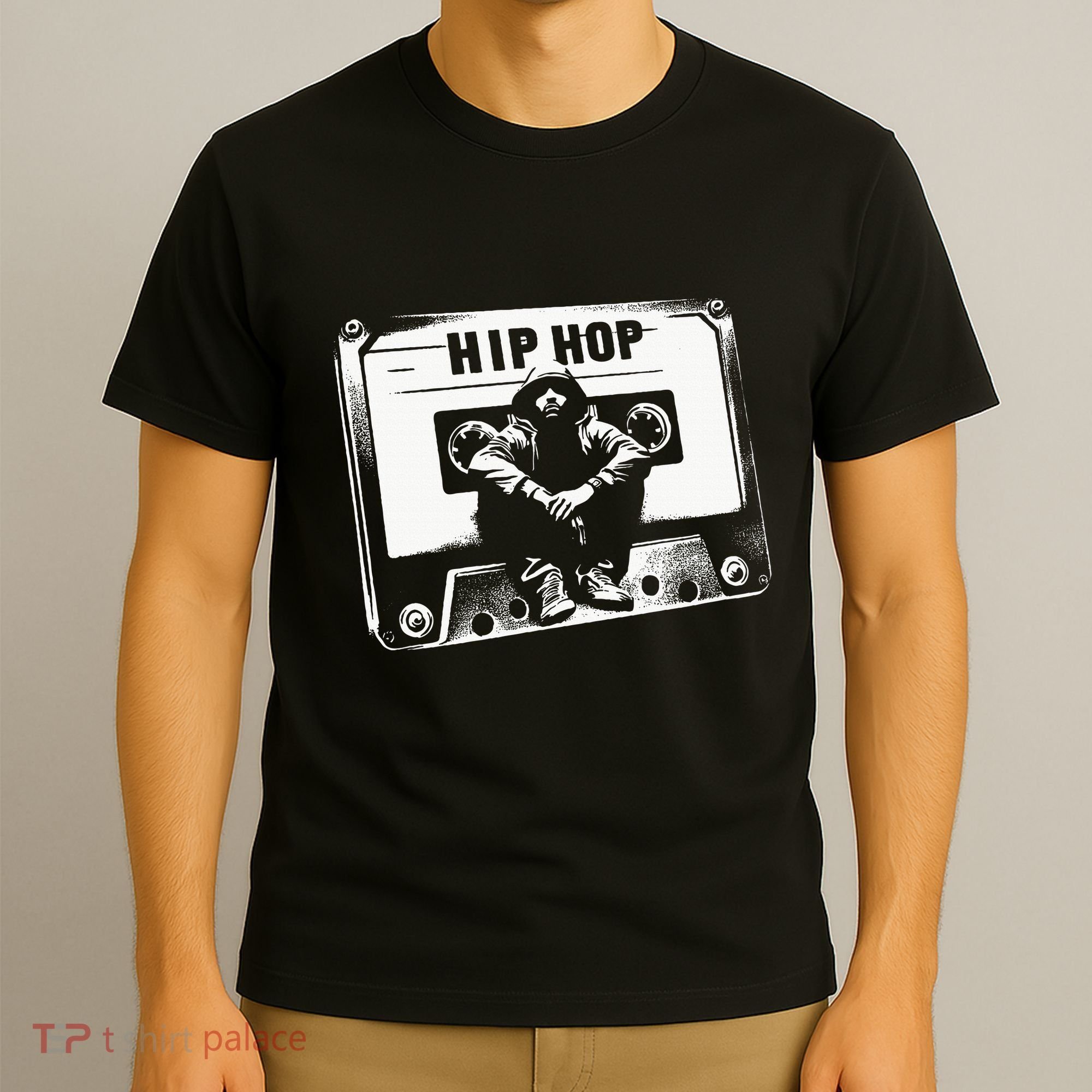 Vintage Cassette Tape Hip Hop Music 80s 90s Retro T-Shirt