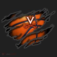 Virginia Cavaliers Tearing Basketball - Apparel Women's Sweatshirt thumb 2