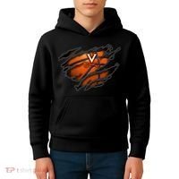 Virginia Cavaliers Tearing Basketball - Apparel Kids Hoodie thumb 4