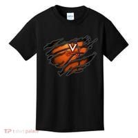 Virginia Cavaliers Tearing Basketball - Apparel Kids T-Shirt thumb 0