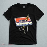 Vintage Cassette Tape Pencil 70S 80S 90S Music Mixtape T-Shirt thumb 5