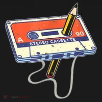 Vintage Cassette Tape Pencil 70S 80S 90S Music Mixtape T-Shirt thumb 7