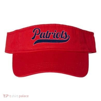 Vintage Classic Varsity Logo Style Patriots Visor