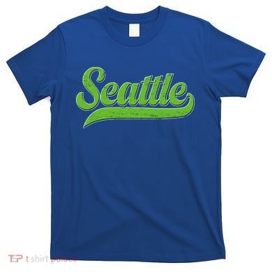 Vintage Classic Varsity Logo Style Seattle T-Shirt