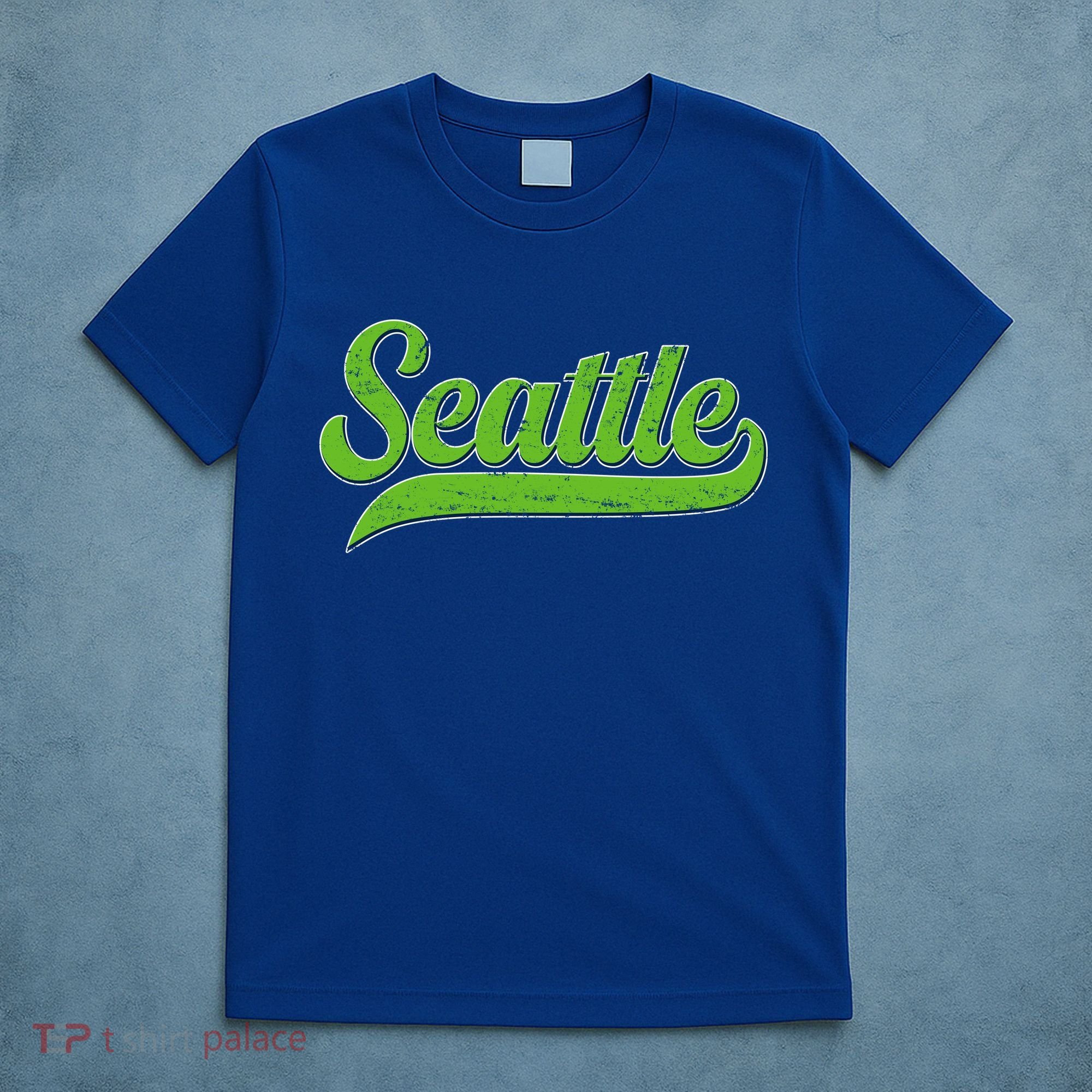 Vintage Classic Varsity Logo Style Seattle T-Shirt