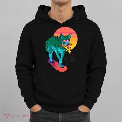 Vaporwave Coyote Hoodie
