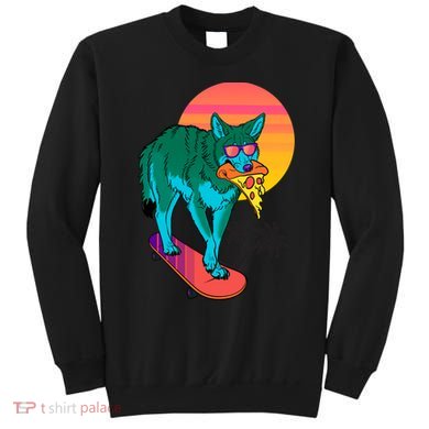 Vaporwave Coyote Sweatshirt
