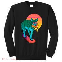 Vaporwave Coyote Sweatshirt thumb 0
