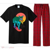 Vaporwave Coyote Pajama Set thumb 0