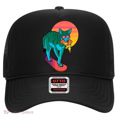 Vaporwave Coyote Hat