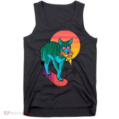 Vaporwave Coyote Tank Top