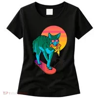 Vaporwave Coyote Women's T-Shirt thumb 0