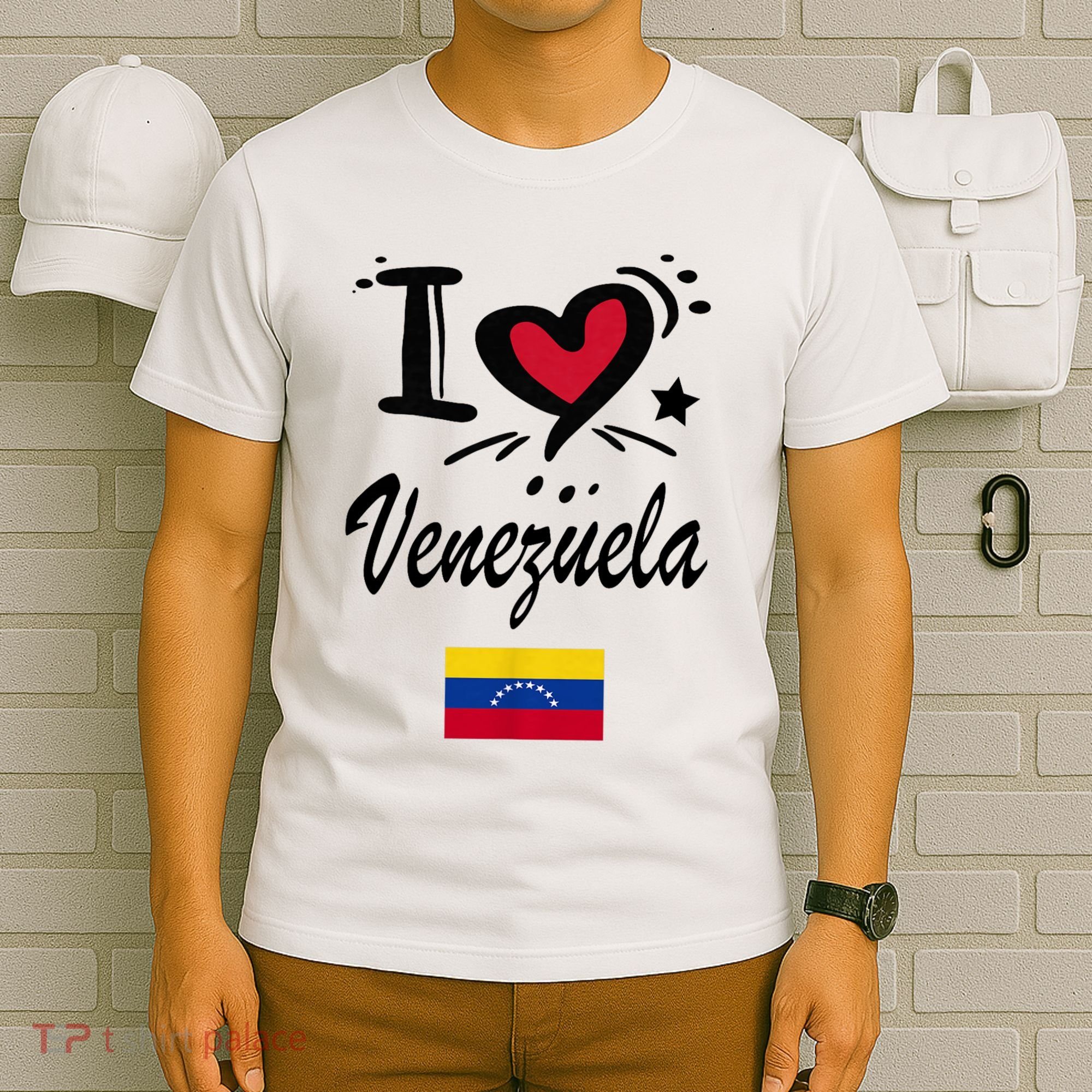 Venezuelan Camiseta Venezuela Flag Bandera Gifts T-Shirt
