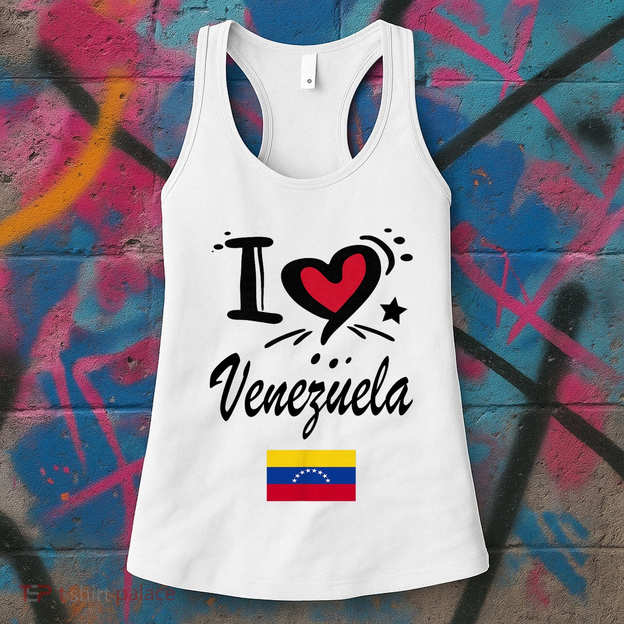 Venezuelan Camiseta Venezuela Flag Bandera Gifts Women's Tank Top