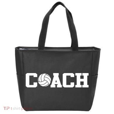 Volleyball Coach Tote Bag