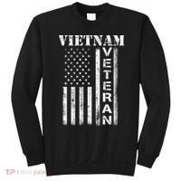 Vietnam Combat Veteran Flag Patriotic Veterans Day Gift Sweatshirt thumb 0