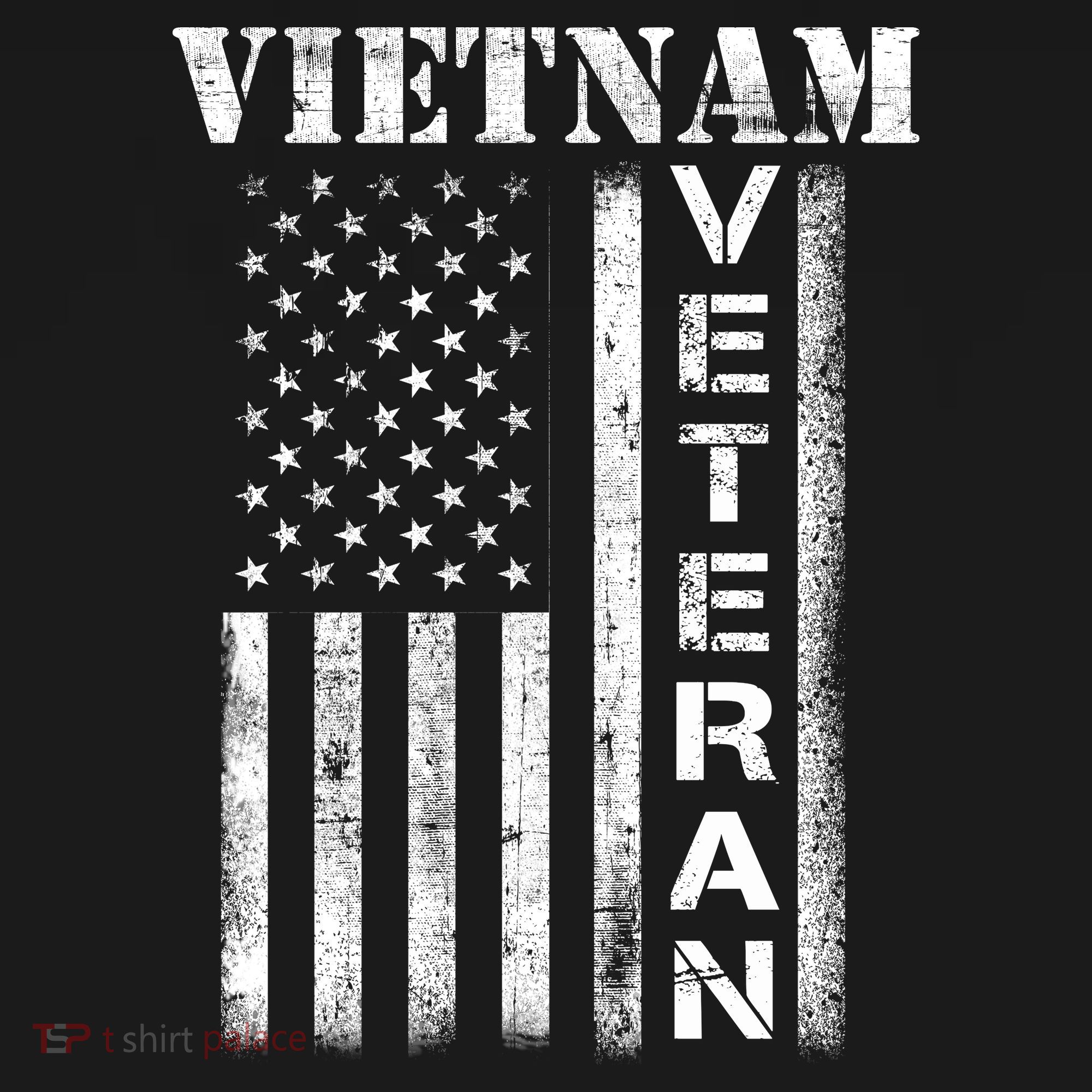 Vietnam Combat Veteran Flag Patriotic Veterans Day Gift Women's Tank Top