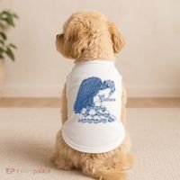 Vulture Cool Vulture Skull Graphic Doggie Tank thumb 2