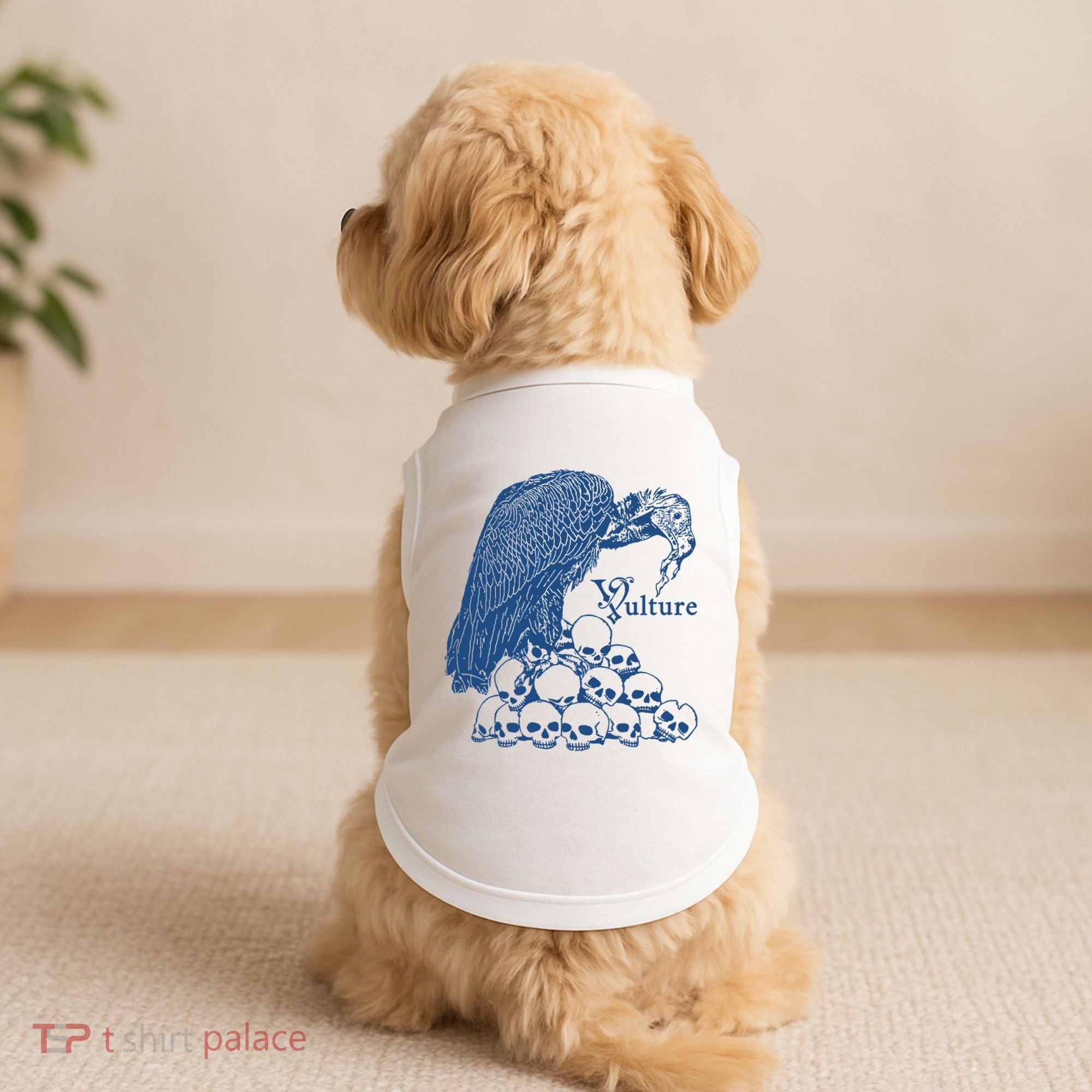 Vulture Cool Vulture Skull Graphic Doggie Tank