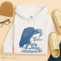 Vulture Cool Vulture Skull Graphic Hoodie thumb 4