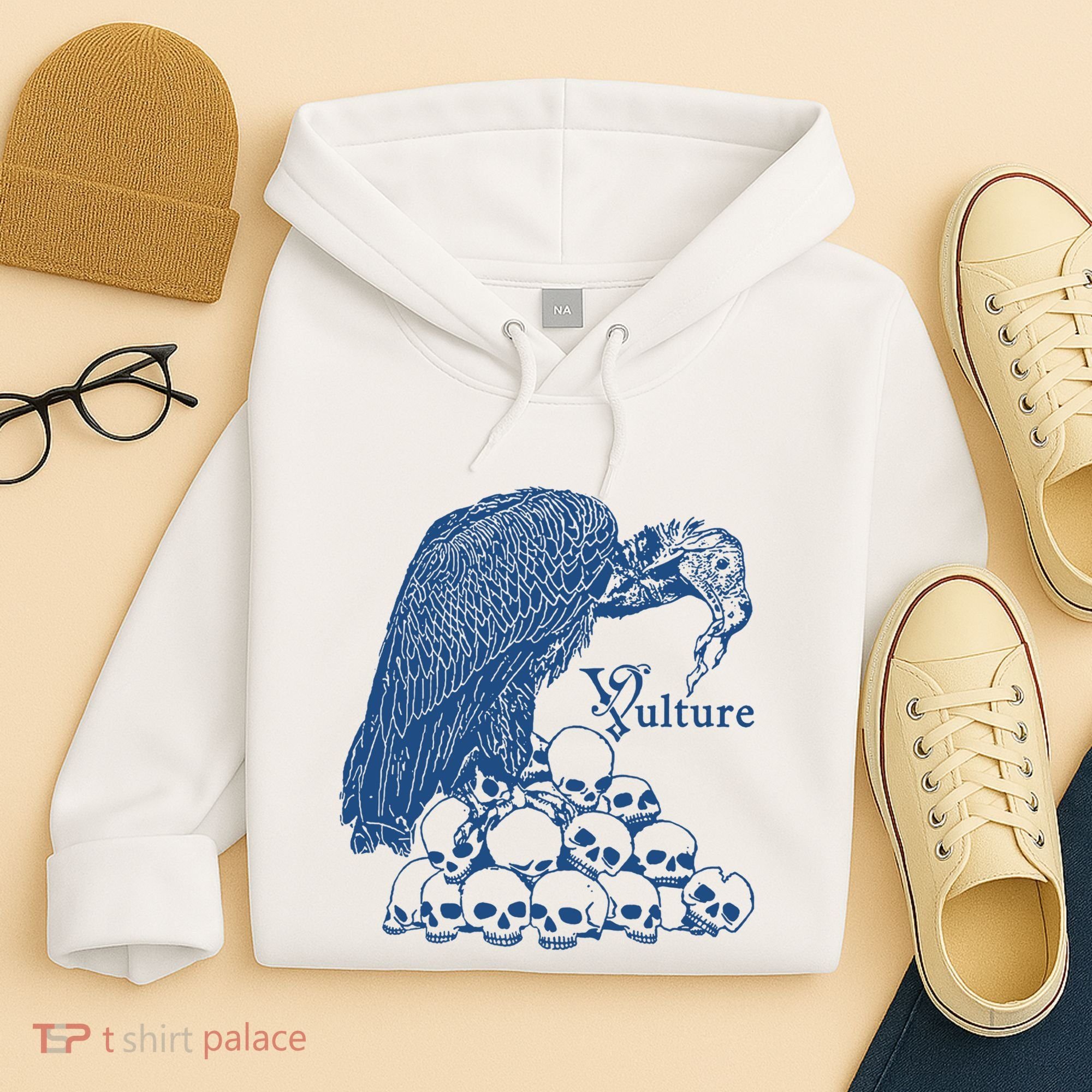 Vulture Cool Vulture Skull Graphic Hoodie
