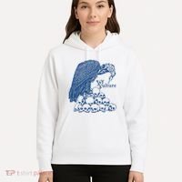 Vulture Cool Vulture Skull Graphic Hoodie thumb 5