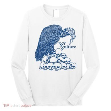 Vulture Cool Vulture Skull Graphic Long Sleeve Shirt