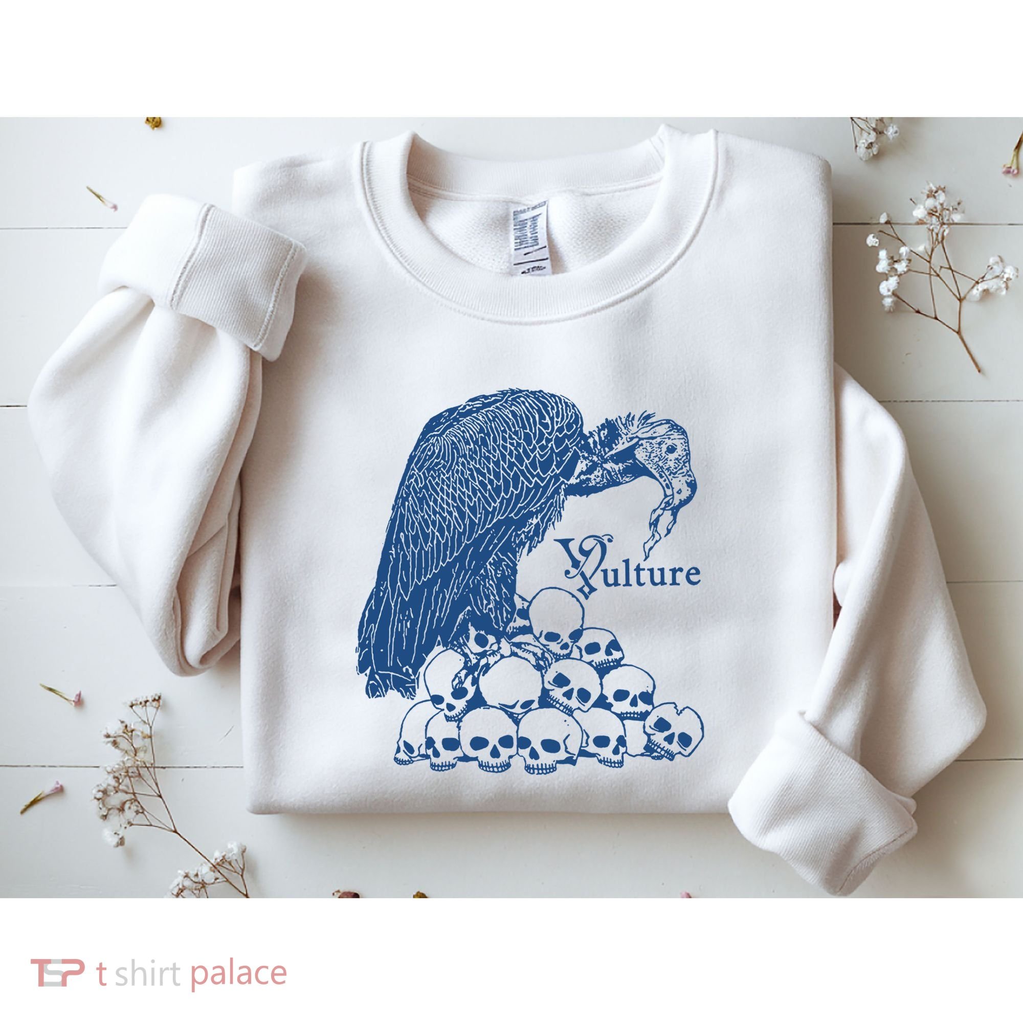 Vulture Cool Vulture Skull Graphic Sweatshirt