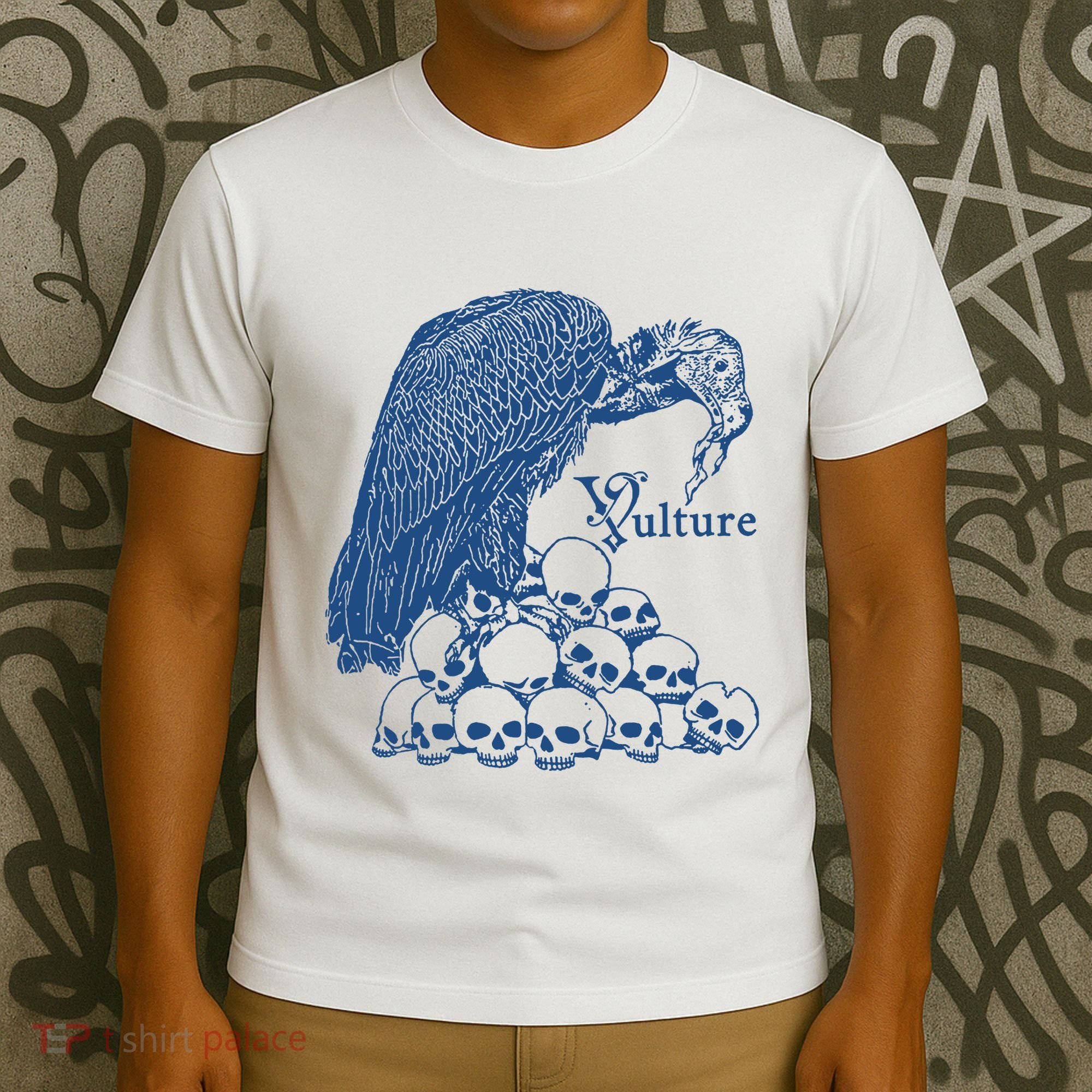 Vulture Cool Vulture Skull Graphic T-Shirt