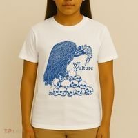 Vulture Cool Vulture Skull Graphic T-Shirt thumb 4
