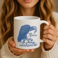 Vulture Cool Vulture Skull Graphic Coffee Mug thumb 3