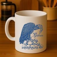 Vulture Cool Vulture Skull Graphic Coffee Mug thumb 4