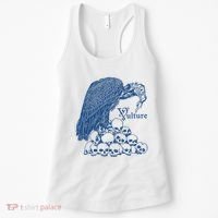 Vulture Cool Vulture Skull Graphic Women's Tank Top thumb 0