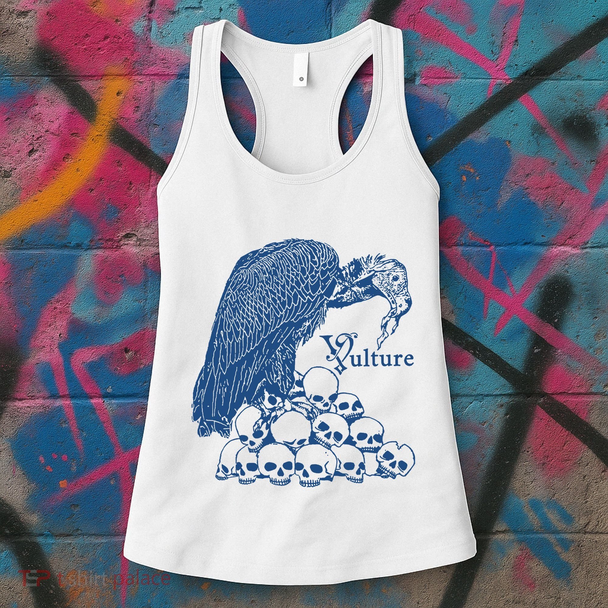 Vulture Cool Vulture Skull Graphic Women's Tank Top
