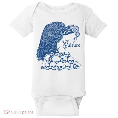 Vulture Cool Vulture Skull Graphic Baby Bodysuit