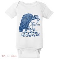 Vulture Cool Vulture Skull Graphic Baby Bodysuit thumb 0