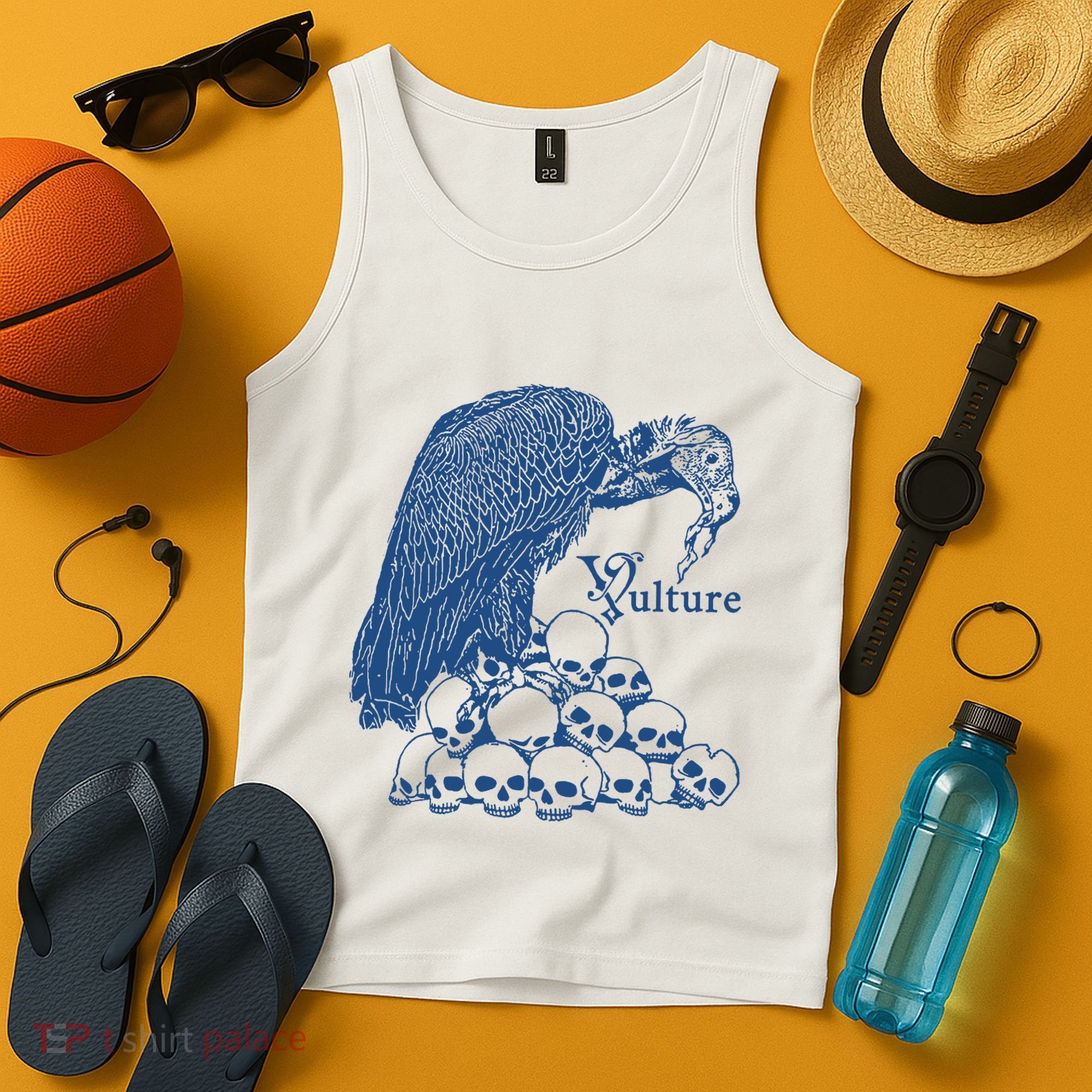 Vulture Cool Vulture Skull Graphic Tank Top